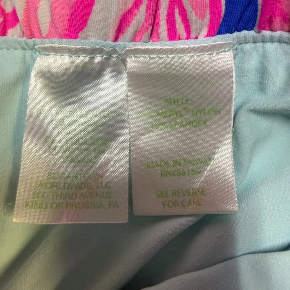 Lilly Pulitzer Luxletic Nadia Skort Medium Beckon Pink UPF‎ 50+ EUC